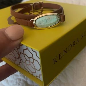 Kendra Scott leather wrap bracelet